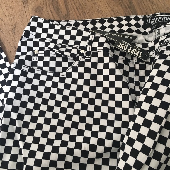 Plus size checkered Tripp NYC pants size 18 & 20 - Picture 4 of 8